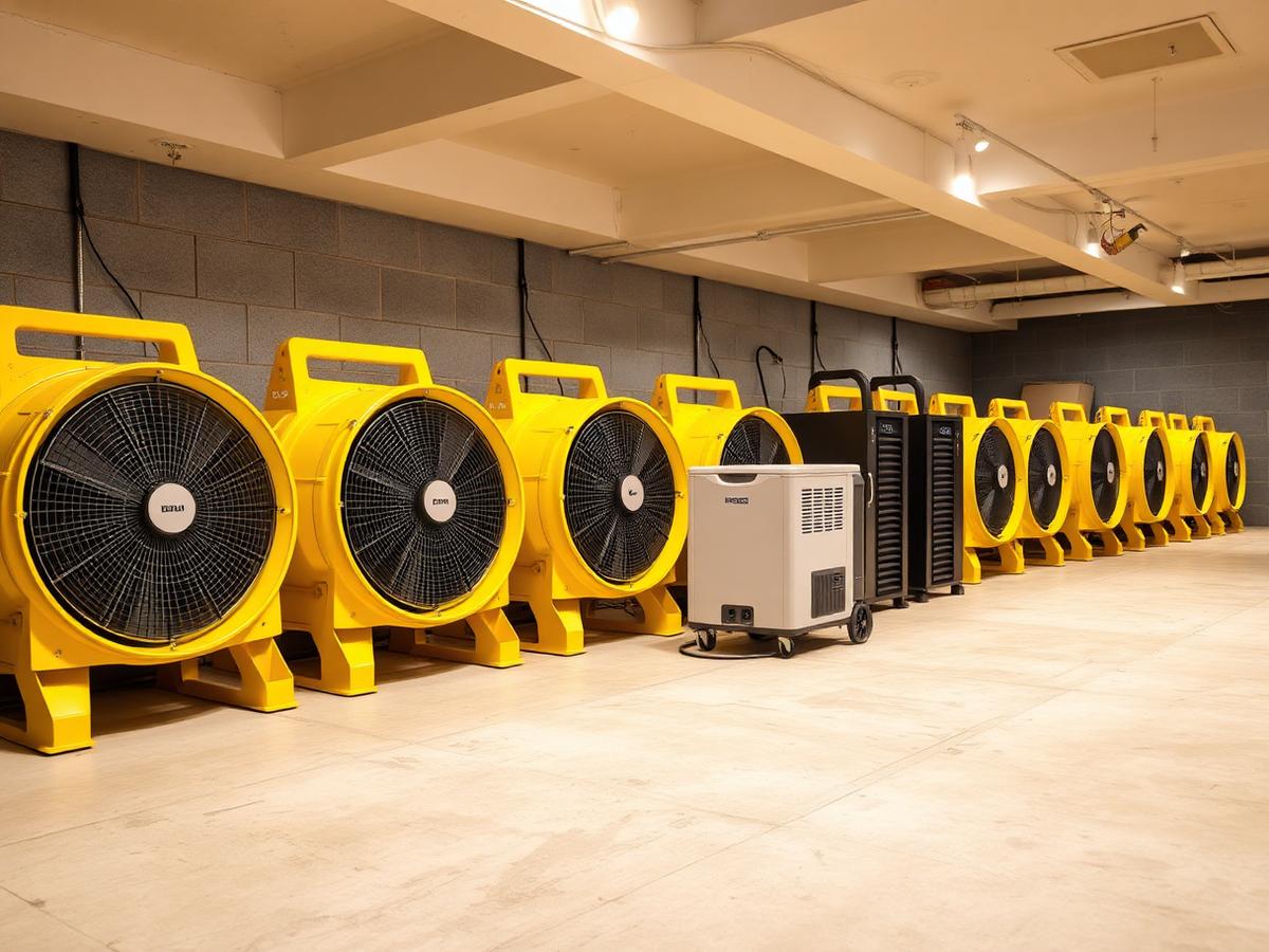 Basement Flooding Repair in a Burlington property
